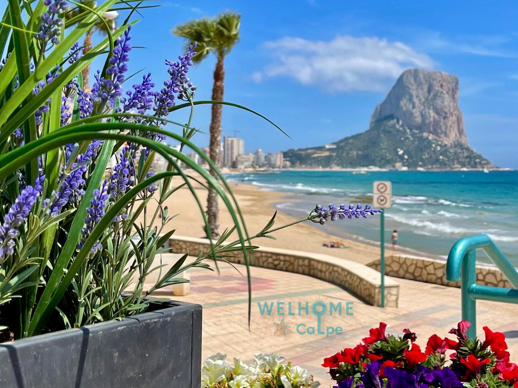 卡尔佩Calalga Сasa Frente A La Playa Con Piscina Privada别墅 外观 照片
