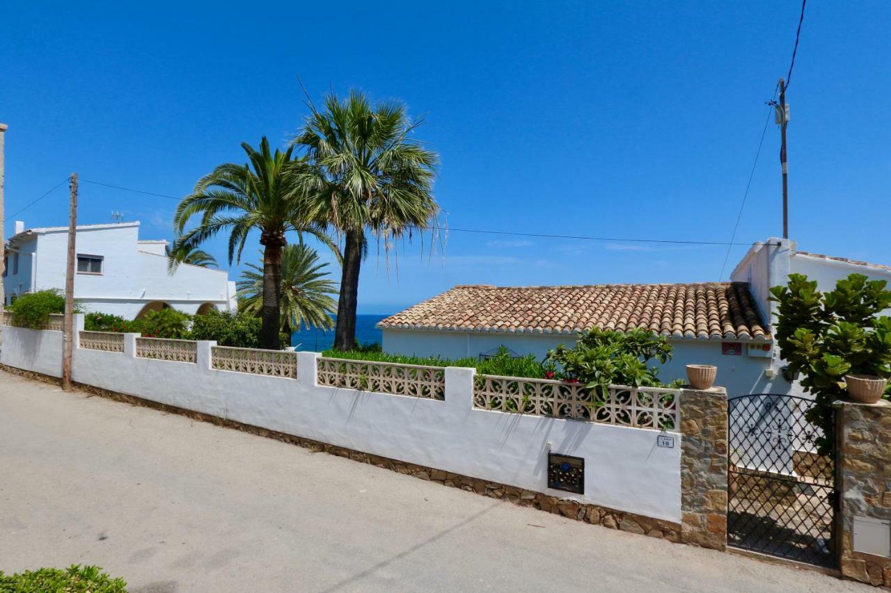 卡尔佩Calalga Сasa Frente A La Playa Con Piscina Privada别墅 外观 照片